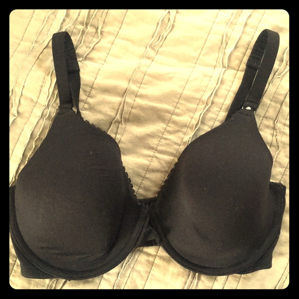 Motherhood Maternity Nursing Bra - Black 34D